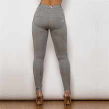 Load image into Gallery viewer, 35035MWGK Shascullfites Middle Waist Grey Knitted Leggings
