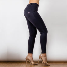 Load image into Gallery viewer, 2124LWBlulu Shascullfites Lulu Low waist black Leggings