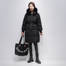 Load image into Gallery viewer, 21HW0136 Shascullfites Melody Women&#39;s Down Jacket Sale Winter Women Coats Hoodies Fur Collar Warm Long Womens Down Coat Korean