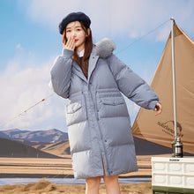 Load image into Gallery viewer, 21HW0136 Shascullfites Melody Women&#39;s Down Jacket Sale Winter Women Coats Hoodies Fur Collar Warm Long Womens Down Coat Korean