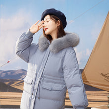 Load image into Gallery viewer, 21HW0136 Shascullfites Melody Women&#39;s Down Jacket Sale Winter Women Coats Hoodies Fur Collar Warm Long Womens Down Coat Korean