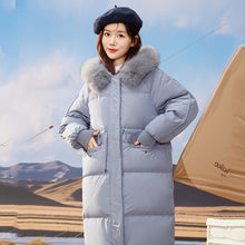 Load image into Gallery viewer, 21HW0136 Shascullfites Melody Women&#39;s Down Jacket Sale Winter Women Coats Hoodies Fur Collar Warm Long Womens Down Coat Korean