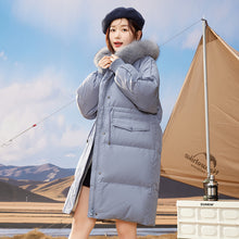 Load image into Gallery viewer, 21HW0136 Shascullfites Melody Women&#39;s Down Jacket Sale Winter Women Coats Hoodies Fur Collar Warm Long Womens Down Coat Korean