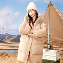 Load image into Gallery viewer, 21HW0136 Shascullfites Melody Women&#39;s Down Jacket Sale Winter Women Coats Hoodies Fur Collar Warm Long Womens Down Coat Korean