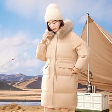 Load image into Gallery viewer, 21HW0136 Shascullfites Melody Women&#39;s Down Jacket Sale Winter Women Coats Hoodies Fur Collar Warm Long Womens Down Coat Korean