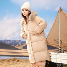 Load image into Gallery viewer, 21HW0136 Shascullfites Melody Women&#39;s Down Jacket Sale Winter Women Coats Hoodies Fur Collar Warm Long Womens Down Coat Korean