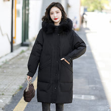 Load image into Gallery viewer, 21HW0138 Shascullfites Melody Fur Collar Winter Woman Coats Long Down Coat Women Thick White Duck Down Jacket for Women