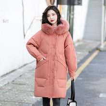 Load image into Gallery viewer, 21HW0138 Shascullfites Melody Fur Collar Winter Woman Coats Long Down Coat Women Thick White Duck Down Jacket for Women
