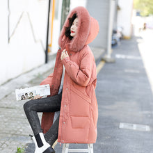 Load image into Gallery viewer, 21HW0138 Shascullfites Melody Fur Collar Winter Woman Coats Long Down Coat Women Thick White Duck Down Jacket for Women