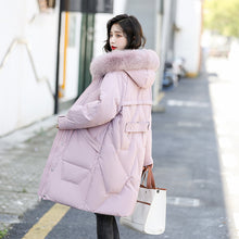 Load image into Gallery viewer, 21HW0138 Shascullfites Melody Fur Collar Winter Woman Coats Long Down Coat Women Thick White Duck Down Jacket for Women