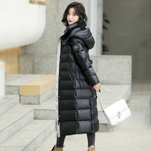 Load image into Gallery viewer, 21HW0141 Shascullfites Melody Down Jacket Women 2024 New X-long Hooded Fashion Slim Fit Waistband Very Warm Woman Winter Coats