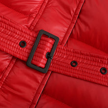 Load image into Gallery viewer, 21HW0141 Shascullfites Melody Down Jacket Women 2024 New X-long Hooded Fashion Slim Fit Waistband Very Warm Woman Winter Coats