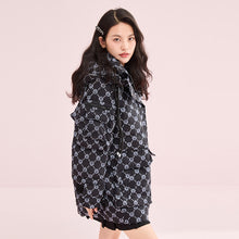Load image into Gallery viewer, 22HW8E336 Shascullfites Melody Hooded Tiger Print Windproof Warm Women&#39;s Winter Down Jacket New in Outerwear Long Down Coat