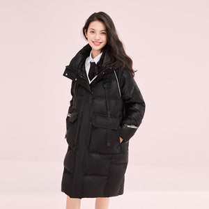 22HW8E402 Shascullfites Melody Women's Down Jacket Korean Jacket for Women Thicken Long Down Coat Women's Winter Coats Hoodies