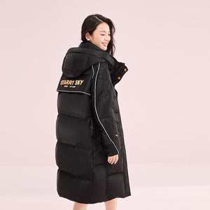 22HW8E402 Shascullfites Melody Women's Down Jacket Korean Jacket for Women Thicken Long Down Coat Women's Winter Coats Hoodies