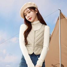 Load image into Gallery viewer, 23H1001 Shascullfites Women&#39;s Sleeveless Down Vest Winter Inner Wear Warm Down Vest Women&#39;s Winter Jacket U Neck Sleeveless