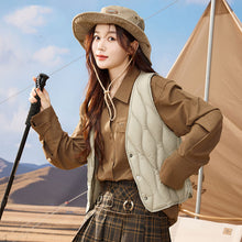 Load image into Gallery viewer, 23H1002 Shascullfites Melody Women Vests Autumn Winter Duck Down Vest Female Slim Sleeveless Jacket Women Winter Coats