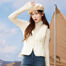 Load image into Gallery viewer, 23H1002 Shascullfites Melody Women Vests Autumn Winter Duck Down Vest Female Slim Sleeveless Jacket Women Winter Coats