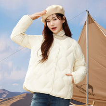 Load image into Gallery viewer, 23H1003 Shascullfites Melody Women&#39;s Jacket Collarless Down Jackets Winter Women&#39;s Coats White Duck Down Short Jacket Women Thick