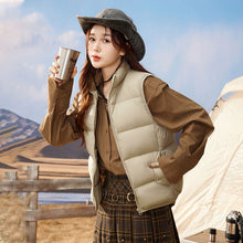 Load image into Gallery viewer, 23H1004 Shascullfites Melody Women&#39;s Sleeveless Winter Down Vest Short Down Jacket Solid Korea Ladies Fashion Casual Autumn Coat