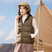 Load image into Gallery viewer, 23H1004 Shascullfites Melody Women&#39;s Sleeveless Winter Down Vest Short Down Jacket Solid Korea Ladies Fashion Casual Autumn Coat