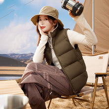 Load image into Gallery viewer, 23H1004 Shascullfites Melody Women&#39;s Sleeveless Winter Down Vest Short Down Jacket Solid Korea Ladies Fashion Casual Autumn Coat