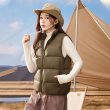 Load image into Gallery viewer, 23H1004 Shascullfites Melody Women&#39;s Sleeveless Winter Down Vest Short Down Jacket Solid Korea Ladies Fashion Casual Autumn Coat