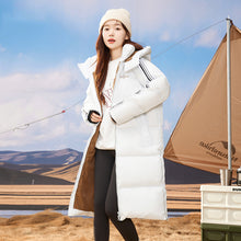 Load image into Gallery viewer, 23H1006 Shascullfites Melody Winter White Duck Down Warm Coat Hooded Long Down Coat New in Coats Outerwears Korean Women&#39;s Down Jacket