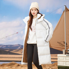 Load image into Gallery viewer, 23H1006 Shascullfites Melody Winter White Duck Down Warm Coat Hooded Long Down Coat New in Coats Outerwears Korean Women&#39;s Down Jacket