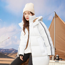Load image into Gallery viewer, 23H1006 Shascullfites Melody Winter White Duck Down Warm Coat Hooded Long Down Coat New in Coats Outerwears Korean Women&#39;s Down Jacket