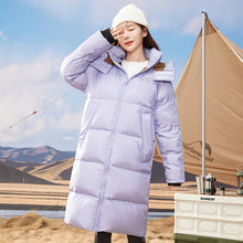Load image into Gallery viewer, 23H1006 Shascullfites Melody Winter White Duck Down Warm Coat Hooded Long Down Coat New in Coats Outerwears Korean Women&#39;s Down Jacket