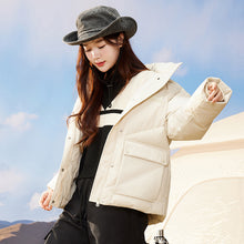 Load image into Gallery viewer, 23H1021 Shascullfites Melody Candy Color Down Jacket Women Hooded Down Coat Korean Thick Warm Outerwear Women&#39;s Clothing Short