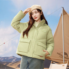 Load image into Gallery viewer, 23H1021 Shascullfites Melody Candy Color Down Jacket Women Hooded Down Coat Korean Thick Warm Outerwear Women&#39;s Clothing Short