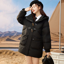 Load image into Gallery viewer, 23H1024 Shascullfites Melody Winter New Fashionable Korean Winter Coat Women Hooded Short Down Coats Female Clothing Women&#39;s Jacket
