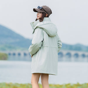 23H1114 Shascullfites Melody Winter Coats for Women Hood Down Jacket Korean Casual Streetwear Female Outwear Winter Clothes Women 2024