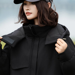 23H1126 Shascullfites Melody Women Jacket Winter Clothes for Women Hooded Long Women's Winter Down Jacket Casual Fashion Loose