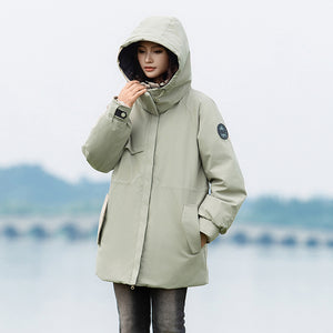 23H1126 Shascullfites Melody Women Jacket Winter Clothes for Women Hooded Long Women's Winter Down Jacket Casual Fashion Loose