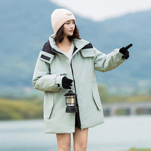 23H1126 Shascullfites Melody Women Jacket Winter Clothes for Women Hooded Long Women's Winter Down Jacket Casual Fashion Loose