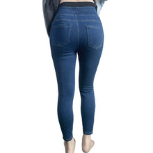 Load image into Gallery viewer, 870288 Shascullfites Yoga Denim Pants Women&#39;s High Waist Hip Lifting Slimming Outerwear Double Pocket Casual Fitness Pants