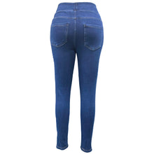 Load image into Gallery viewer, 870288 Shascullfites Yoga Denim Pants Women&#39;s High Waist Hip Lifting Slimming Outerwear Double Pocket Casual Fitness Pants