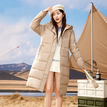 Load image into Gallery viewer, K2023B0011 Shascullfites Melody Women Winter Clothes Women&#39;s Long Down Coat Fashionable White Duck Down Warm Jacket Female Hooded