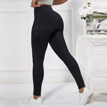 Load image into Gallery viewer, 2128XCBPCVL Shascullfites Melody X Cross Black Polyamide Camo V Shape Leggings