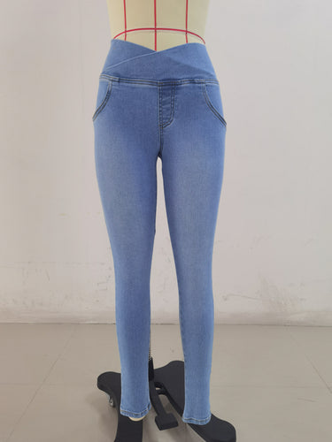SH303 Shascullfites Sky Blue X Cross G2 Lift Jeans