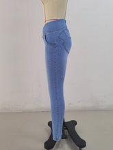 Load image into Gallery viewer, SH303 Shascullfites Sky Blue X Cross G2 Lift Jeans