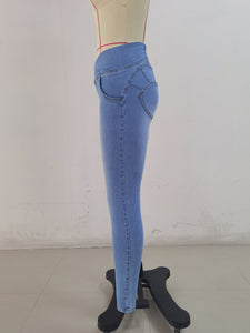 SH303 Shascullfites Sky Blue X Cross G2 Lift Jeans