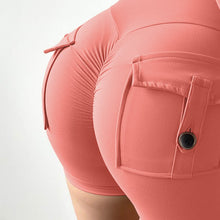 Load image into Gallery viewer, YG16-YG26 Shascullfites Melody Sports Yoga Cargo Shorts with Pockets