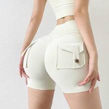 Load image into Gallery viewer, YG16-YG26 Shascullfites Melody Sports Yoga Cargo Shorts with Pockets