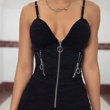 Load image into Gallery viewer, 5049RBluluCCSL Shascullfites lulu Regular Black Camo Catsuits Long Leg
