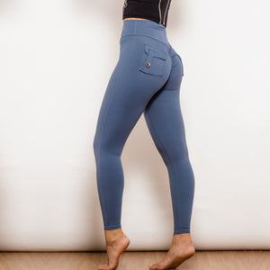 YG01-YG13 Shascullfites Melody Yoga Pants Pocket Push Up Leggings Women Gym Sport Fitness Yoga High Waist Leggings