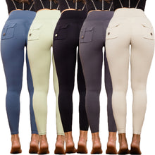 Load image into Gallery viewer, YG01-YG13 Shascullfites Melody Yoga Pants Pocket Push Up Leggings Women Gym Sport Fitness Yoga High Waist Leggings